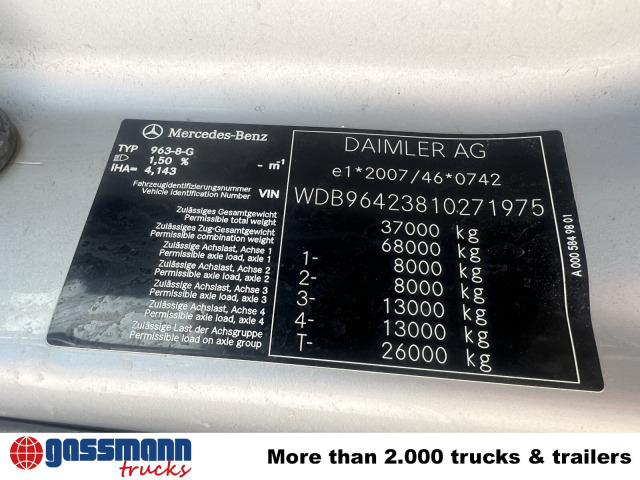 Mercedes-Benz Arocs 3251 LK 8x4/4, Retarder, Stahlmulde ca. - Bezceļu pašizgāzējs: foto 3 Mercedes-Benz Arocs 3251 LK 8x4/4, Retarder, Stahlmulde ca. - Bezceļu pašizgāzējs: foto 3