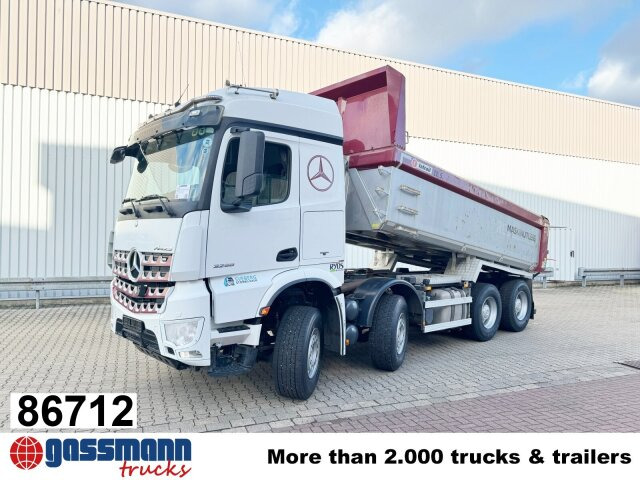 Mercedes-Benz Arocs 3258 LK 8x4/4, Retarder, Stahlmulde ca. - Bezceļu pašizgāzējs: foto 1 Mercedes-Benz Arocs 3258 LK 8x4/4, Retarder, Stahlmulde ca. - Bezceļu pašizgāzējs: foto 1