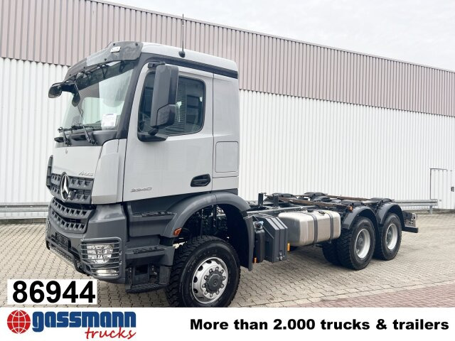 Mercedes-Benz Arocs 3340/46 A 6x6, Grounder - Šasija kravas automašīna: foto 1 Mercedes-Benz Arocs 3340/46 A 6x6, Grounder - Šasija kravas automašīna: foto 1
