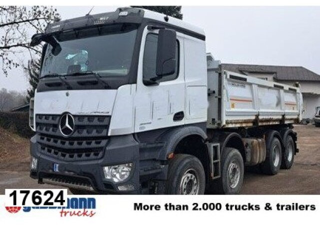 Mercedes-Benz Arocs 3445 K 8x4/4, Meiller Bordmatik links - Kravas automašīna pašizgāzējs: foto 1 Mercedes-Benz Arocs 3445 K 8x4/4, Meiller Bordmatik links - Kravas automašīna pašizgāzējs: foto 1