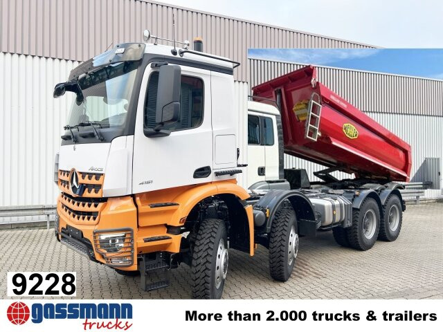 Mercedes-Benz Arocs 4151 AK 8x8/4, Grounder, Meiller - Bezceļu pašizgāzējs: foto 1 Mercedes-Benz Arocs 4151 AK 8x8/4, Grounder, Meiller - Bezceļu pašizgāzējs: foto 1