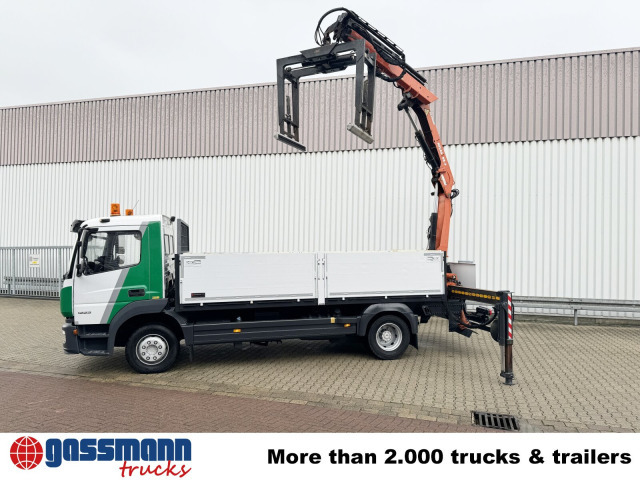 Mercedes-Benz Atego 1223 L 4x2 mit Heckkran Atlas 88.3-A2L, - Bortu kravas automašīna/ Platforma, Kravas auto ar manipulatoru: foto 2 Mercedes-Benz Atego 1223 L 4x2 mit Heckkran Atlas 88.3-A2L, - Bortu kravas automašīna/ Platforma, Kravas auto ar manipulatoru: foto 2