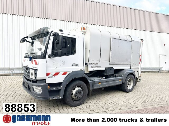 Mercedes-Benz Atego 1624 L 4x2, Retarder, Faun Rotopress, - Atkritumu vedējs: foto 1 Mercedes-Benz Atego 1624 L 4x2, Retarder, Faun Rotopress, - Atkritumu vedējs: foto 1