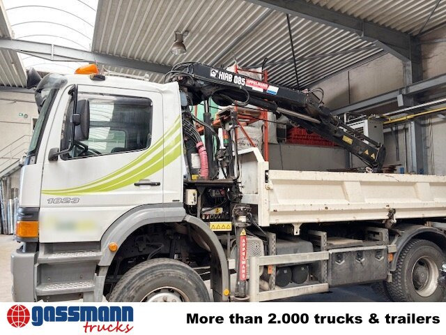 Mercedes-Benz Atego 1823AK 4x4, Kran HIAB, Bordmatik - Kravas automašīna pašizgāzējs, Kravas auto ar manipulatoru: foto 4 Mercedes-Benz Atego 1823AK 4x4, Kran HIAB, Bordmatik - Kravas automašīna pašizgāzējs, Kravas auto ar manipulatoru: foto 4