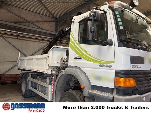 Mercedes-Benz Atego 1823AK 4x4, Kran HIAB, Bordmatik - Kravas automašīna pašizgāzējs, Kravas auto ar manipulatoru: foto 5 Mercedes-Benz Atego 1823AK 4x4, Kran HIAB, Bordmatik - Kravas automašīna pašizgāzējs, Kravas auto ar manipulatoru: foto 5