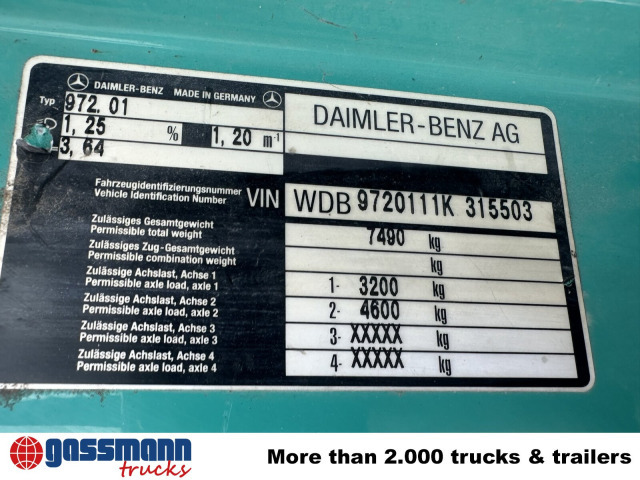 Mercedes-Benz Atego 815 K 4x2, 2x AHK - Kravas automašīna pašizgāzējs: foto 3 Mercedes-Benz Atego 815 K 4x2, 2x AHK - Kravas automašīna pašizgāzējs: foto 3