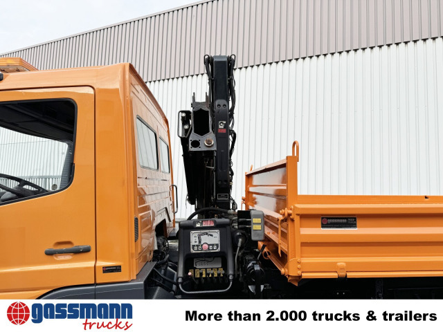 Mercedes-Benz Atego 815 K 4x2 mit Kran Hiab 055 B-1 CL - Kravas automašīna pašizgāzējs, Kravas auto ar manipulatoru: foto 2 Mercedes-Benz Atego 815 K 4x2 mit Kran Hiab 055 B-1 CL - Kravas automašīna pašizgāzējs, Kravas auto ar manipulatoru: foto 2