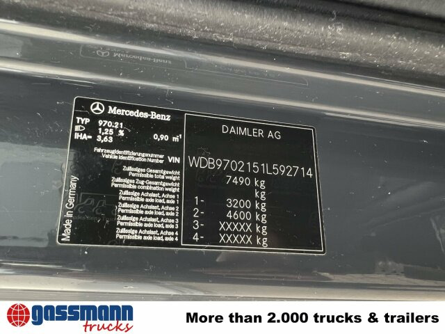 Mercedes-Benz Atego 816 L 4x2 mit LBW, 4x Vorhanden! - Kravas automašīna ar slēgto virsbūvi: foto 2 Mercedes-Benz Atego 816 L 4x2 mit LBW, 4x Vorhanden! - Kravas automašīna ar slēgto virsbūvi: foto 2