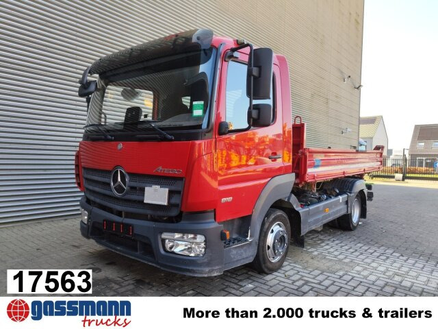 Mercedes-Benz Atego 818 K 4x2, Meiller-Kipper, 2 x AHK - Kravas automašīna pašizgāzējs: foto 1 Mercedes-Benz Atego 818 K 4x2, Meiller-Kipper, 2 x AHK - Kravas automašīna pašizgāzējs: foto 1