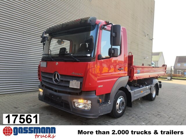 Mercedes-Benz Atego 818 K 4x2, Meiller-Kipper, 2 x AHK - Kravas automašīna pašizgāzējs: foto 1 Mercedes-Benz Atego 818 K 4x2, Meiller-Kipper, 2 x AHK - Kravas automašīna pašizgāzējs: foto 1