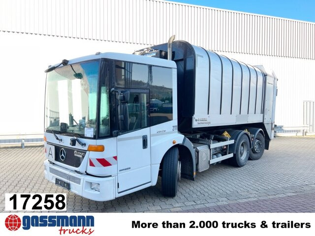 Mercedes-Benz Econic 2629 LL 6x2/4 NLA, EEV, Lenkachse, FAUN - Atkritumu vedējs: foto 1 Mercedes-Benz Econic 2629 LL 6x2/4 NLA, EEV, Lenkachse, FAUN - Atkritumu vedējs: foto 1
