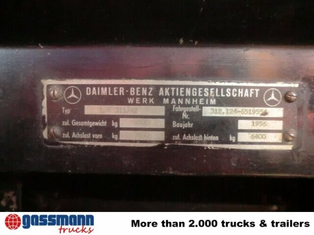 Mercedes-Benz LAF 311 4x4 LF16, Feuerwehr - Ugunsdzēsēju mašīna: foto 3 Mercedes-Benz LAF 311 4x4 LF16, Feuerwehr - Ugunsdzēsēju mašīna: foto 3