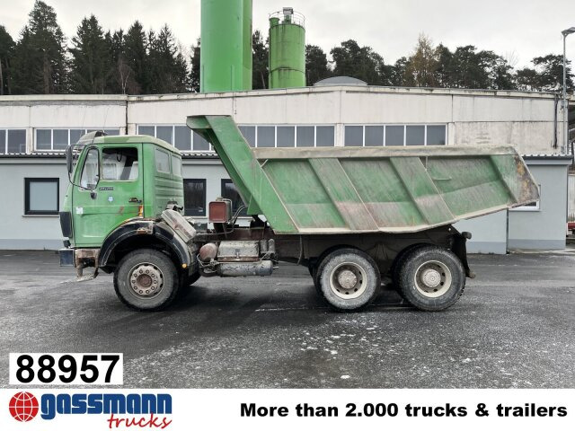 Mercedes-Benz NG 2628 K 6x4, V8, MEILLER Stahlmulde ca. 10³ - Bezceļu pašizgāzējs: foto 1 Mercedes-Benz NG 2628 K 6x4, V8, MEILLER Stahlmulde ca. 10³ - Bezceļu pašizgāzējs: foto 1