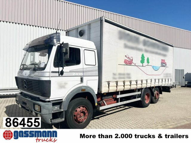 Mercedes-Benz SK 2435 L 6x2, V8, Spülbohrwagen - Kravas automašīna ar slēgto virsbūvi: foto 1 Mercedes-Benz SK 2435 L 6x2, V8, Spülbohrwagen - Kravas automašīna ar slēgto virsbūvi: foto 1