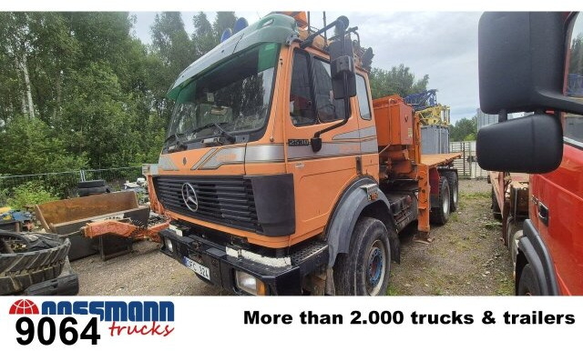Mercedes-Benz SK 25/2638 K 6x4 mit Kran Atlas AK 180.1 - Kravas automašīna pašizgāzējs, Kravas auto ar manipulatoru: foto 1 Mercedes-Benz SK 25/2638 K 6x4 mit Kran Atlas AK 180.1 - Kravas automašīna pašizgāzējs, Kravas auto ar manipulatoru: foto 1