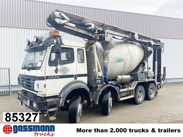 Mercedes-Benz SK II 3234 B 8x4/4, LT Betonmischer, - Betonvedējs: foto 1 Mercedes-Benz SK II 3234 B 8x4/4, LT Betonmischer, - Betonvedējs: foto 1