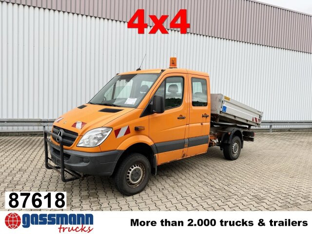 Mercedes-Benz Sprinter 313 CDI 4x4 Doka, Kipper, AT-Motor! - Automašīna ar kravas platformu, Kravas-pasažieru furgons: foto 1 Mercedes-Benz Sprinter 313 CDI 4x4 Doka, Kipper, AT-Motor! - Automašīna ar kravas platformu, Kravas-pasažieru furgons: foto 1