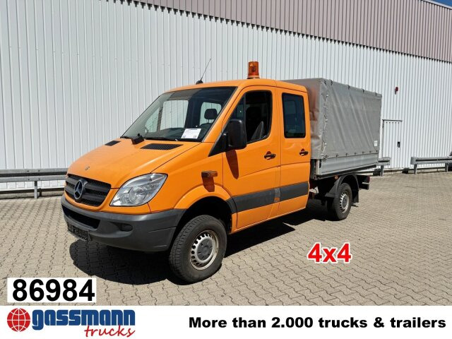 Mercedes-Benz Sprinter 313 CDI 4x4 Doka - Automašīna ar kravas platformu, Kravas-pasažieru furgons: foto 1 Mercedes-Benz Sprinter 313 CDI 4x4 Doka - Automašīna ar kravas platformu, Kravas-pasažieru furgons: foto 1