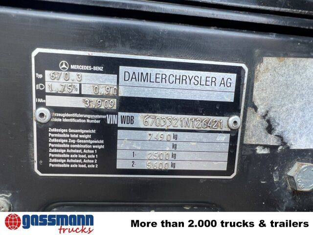 Mercedes-Benz Vario 816 D 4x2 Doka, 2x AHK, Meiller Kipper - Kravas automašīna pašizgāzējs: foto 5 Mercedes-Benz Vario 816 D 4x2 Doka, 2x AHK, Meiller Kipper - Kravas automašīna pašizgāzējs: foto 5