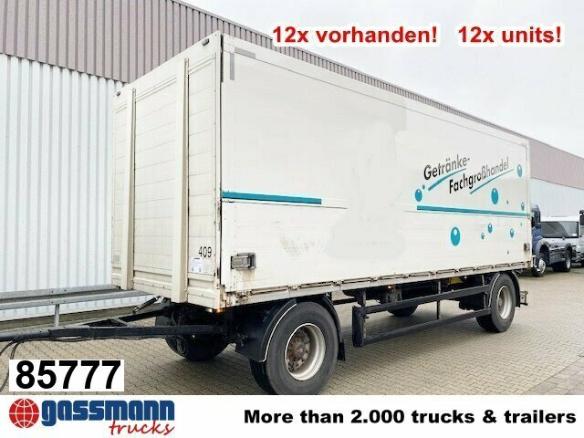 Orten PRASQ 18 Getränkeanhänger, Stapleraufnahme, - Piekabe slēgtā virsbūve: foto 1 Orten PRASQ 18 Getränkeanhänger, Stapleraufnahme, - Piekabe slēgtā virsbūve: foto 1