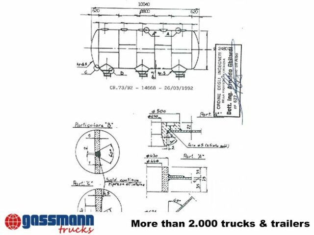 PIACENZA (I) C36R2P43, 43m³ - Silosa puspiekabe: foto 3 PIACENZA (I) C36R2P43, 43m³ - Silosa puspiekabe: foto 3