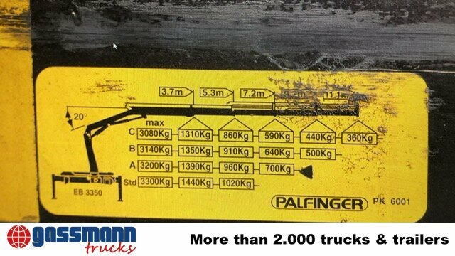 Renault D 180.75 4x2 mit Kran Palfinger PK6001 - Bortu kravas automašīna/ Platforma, Kravas auto ar manipulatoru: foto 4 Renault D 180.75 4x2 mit Kran Palfinger PK6001 - Bortu kravas automašīna/ Platforma, Kravas auto ar manipulatoru: foto 4