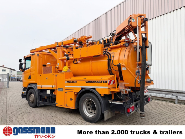 Scania G 320 4x2, Müller Vacumaster ca. 5,5m³, Funk - Ielu tīrīšanas mašīna: foto 3 Scania G 320 4x2, Müller Vacumaster ca. 5,5m³, Funk - Ielu tīrīšanas mašīna: foto 3