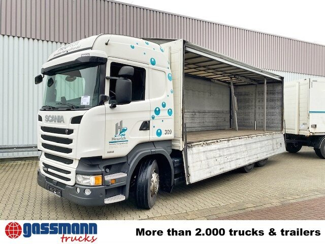 Kravas automašīna ar slēgto virsbūvi Scania R450 LB 6x2-4 Getränkekoffer, Retarder,: foto 9
