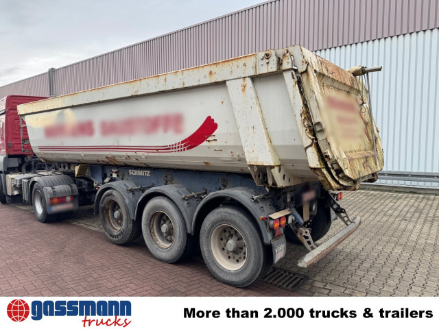 Schmitz Cargobull SKI 24 SL 7.2, Stahlmulde ca. 24m³, Liftachse - Puspiekabe pašizgāzējs: foto 4 Schmitz Cargobull SKI 24 SL 7.2, Stahlmulde ca. 24m³, Liftachse - Puspiekabe pašizgāzējs: foto 4