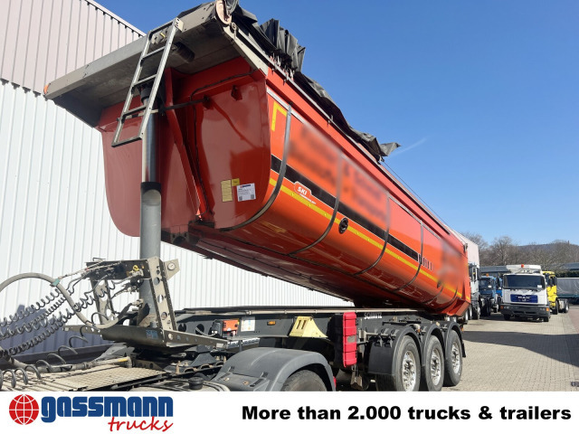 Puspiekabe pašizgāzējs Schmitz Cargobull SKI 24 SL 7.2, Thermo-Stahlmulde ca. 24m³,: foto 8