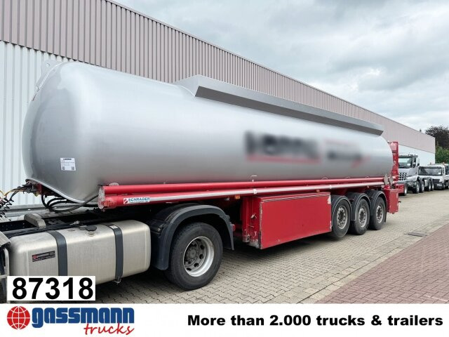 Schrader Z-STA 24-42.7/4, 4 Kammern, ca. 42700l, 2x - Puspiekabe cisterna: foto 1 Schrader Z-STA 24-42.7/4, 4 Kammern, ca. 42700l, 2x - Puspiekabe cisterna: foto 1