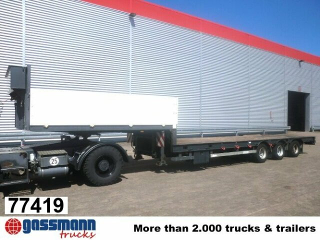 Schwarzmüller STP 3/ZV-N, 3-Achse nachlaufgelenkt, mit 6x - Puspiekabe zema profila platforma: foto 1 Schwarzmüller STP 3/ZV-N, 3-Achse nachlaufgelenkt, mit 6x - Puspiekabe zema profila platforma: foto 1