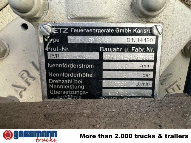 Unimog U 1300 L 435/11 4x4, -Feuerwehr - Ugunsdzēsēju mašīna: foto 2 Unimog U 1300 L 435/11 4x4, -Feuerwehr - Ugunsdzēsēju mašīna: foto 2