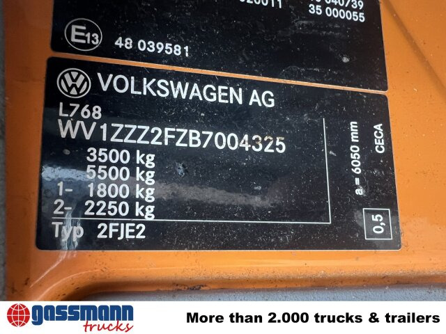 Volkswagen Crafter 2.5 TDI 4x2 Doka, Meiller Kipper - Kravas automašīna pašizgāzējs: foto 2 Volkswagen Crafter 2.5 TDI 4x2 Doka, Meiller Kipper - Kravas automašīna pašizgāzējs: foto 2