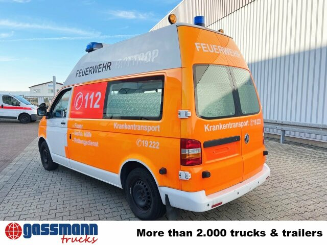 Volkswagen T5 2.5 TDI 4x2, Krankenwagen - Ātrās palīdzības mašīna: foto 3 Volkswagen T5 2.5 TDI 4x2, Krankenwagen - Ātrās palīdzības mašīna: foto 3