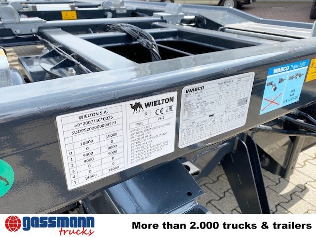 Wielton PS2P70B Abrollanhänger bis 7,25 m Behälter - Multilift/ Būvgružu konteinera piekabe: foto 4 Wielton PS2P70B Abrollanhänger bis 7,25 m Behälter - Multilift/ Būvgružu konteinera piekabe: foto 4