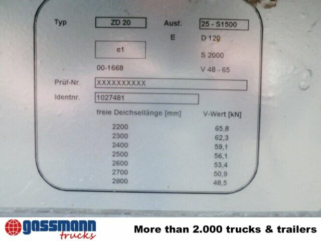 Zugdeichsel - Rāmis/ Šasija: foto 2 Zugdeichsel - Rāmis/ Šasija: foto 2