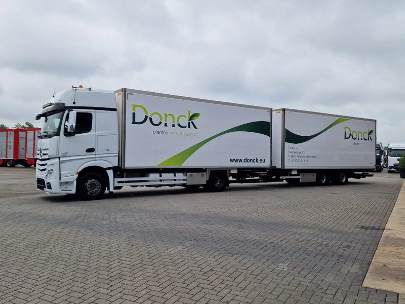Mercedes-Benz Actros 1942 4x2 - Box with Loadlift - Full air + Pacton Trailer Loadlift - Heating system - Kravas automašīna ar slēgto virsbūvi: foto 3 Mercedes-Benz Actros 1942 4x2 - Box with Loadlift - Full air + Pacton Trailer Loadlift - Heating system - Kravas automašīna ar slēgto virsbūvi: foto 3