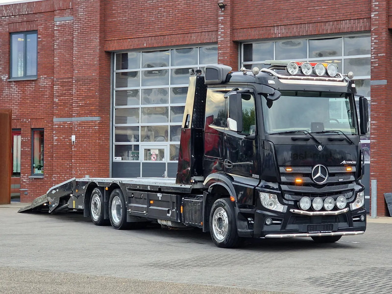Mercedes-Benz Actros 2553 6x2 - Flabad hydraulic ramps/extension - Winch - Camera - Machine mover - Autovedējs: foto 1 Mercedes-Benz Actros 2553 6x2 - Flabad hydraulic ramps/extension - Winch - Camera - Machine mover - Autovedējs: foto 1