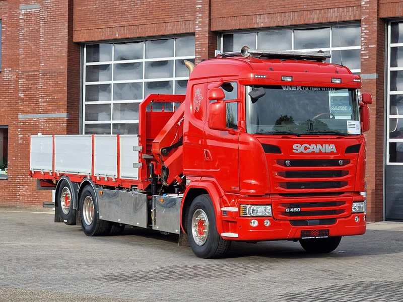Scania G450 6x2*4 - HMF 2620 K5 Crane with remote - Retarder - Steering axle - Kravas auto ar manipulatoru: foto 2 Scania G450 6x2*4 - HMF 2620 K5 Crane with remote - Retarder - Steering axle - Kravas auto ar manipulatoru: foto 2