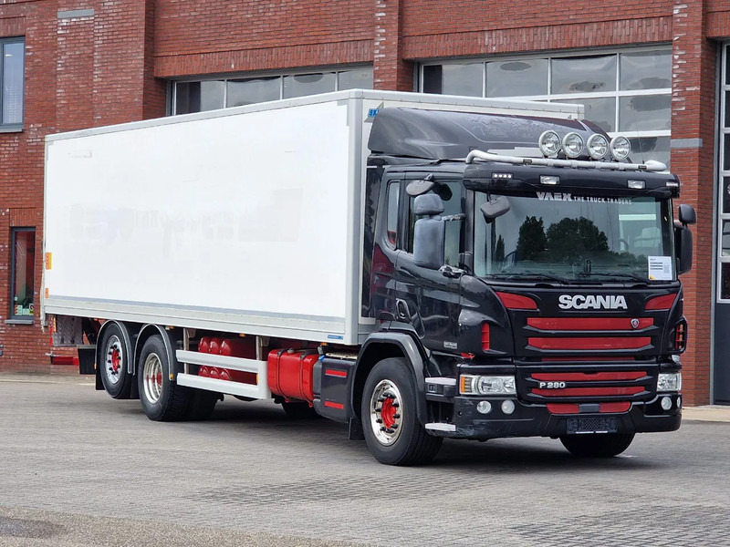 Scania P280 6x2*4 - Box - Loadlift - Low KM - Steering axle - Euro 6 - Full air - Kravas automašīna ar slēgto virsbūvi: foto 1 Scania P280 6x2*4 - Box - Loadlift - Low KM - Steering axle - Euro 6 - Full air - Kravas automašīna ar slēgto virsbūvi: foto 1