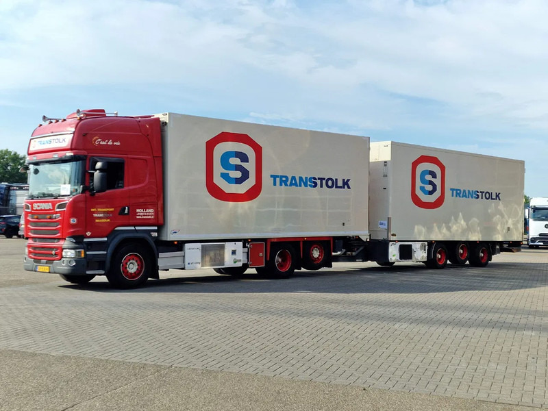 Scania R580 Topline 6x2*4 Frigo + Burg trailer - Retarder - Steering axle - Night clima - Kravas automašīna refrižerators: foto 3 Scania R580 Topline 6x2*4 Frigo + Burg trailer - Retarder - Steering axle - Night clima - Kravas automašīna refrižerators: foto 3