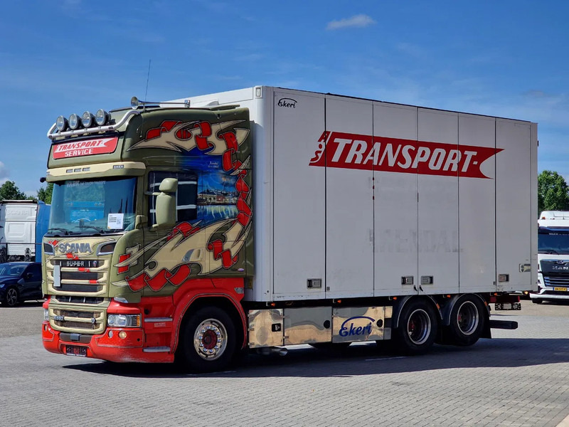 Scania R580 V8 Topline 6x2 - Box with sidedoors - Retarder - Full air - 4.55WB - Kravas automašīna ar slēgto virsbūvi: foto 3 Scania R580 V8 Topline 6x2 - Box with sidedoors - Retarder - Full air - 4.55WB - Kravas automašīna ar slēgto virsbūvi: foto 3