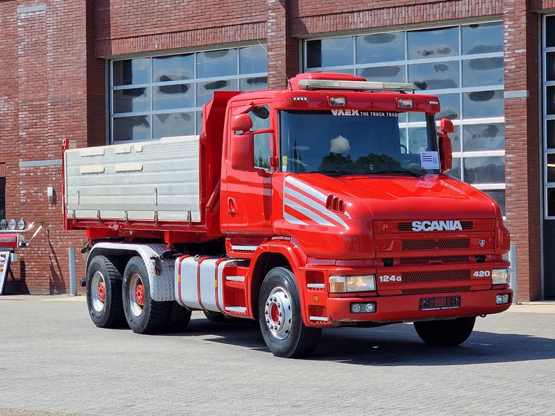 Scania T124-420 6x4 - Tipper - Retarder - Full steel - HUB Reduction - Manual gearbox - Kravas automašīna pašizgāzējs: foto 3 Scania T124-420 6x4 - Tipper - Retarder - Full steel - HUB Reduction - Manual gearbox - Kravas automašīna pašizgāzējs: foto 3