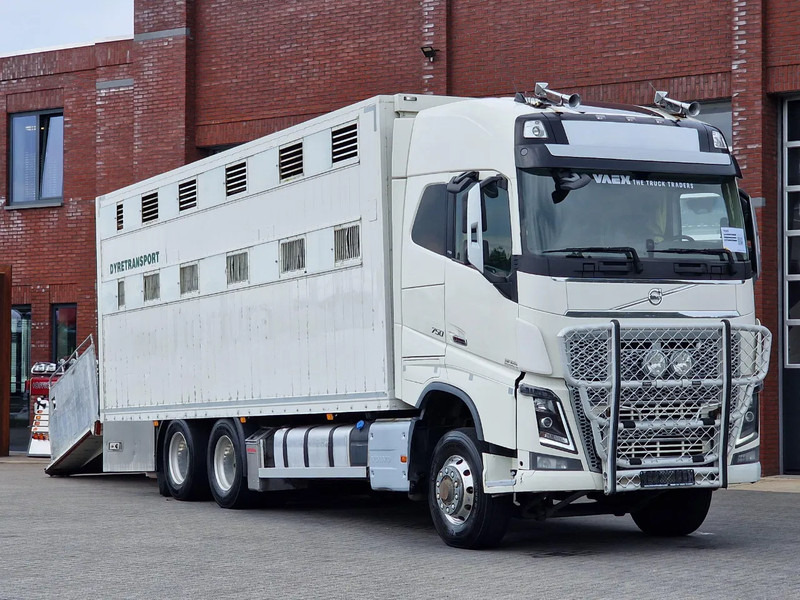 Volvo FH 16.750 6x6/6x4 2 deck livestock - Full air - VEB + - Kravas automašīna dzīvnieku pārvadāšanai: foto 1 Volvo FH 16.750 6x6/6x4 2 deck livestock - Full air - VEB + - Kravas automašīna dzīvnieku pārvadāšanai: foto 1