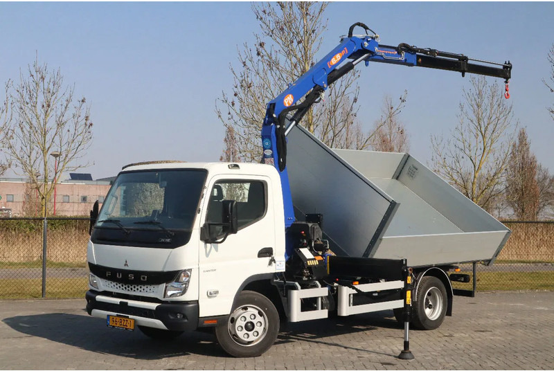FUSO 7C18 | 4X2 | 3-WAY TIPPER | PM 6.5 KRAN /CRANE - Kravas automašīna pašizgāzējs, Kravas auto ar manipulatoru: foto 1 FUSO 7C18 | 4X2 | 3-WAY TIPPER | PM 6.5 KRAN /CRANE - Kravas automašīna pašizgāzējs, Kravas auto ar manipulatoru: foto 1