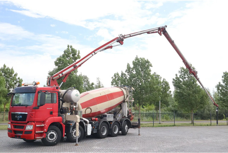 MAN TGS 50.440 | 10X4*6 | SARAKA 28 METER | 8M3 MIXER - Betona sūknis: foto 1 MAN TGS 50.440 | 10X4*6 | SARAKA 28 METER | 8M3 MIXER - Betona sūknis: foto 1