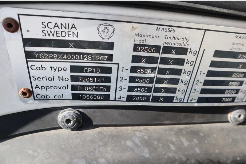 Pacēlājs ar āķi Scania P124-420 | 8X4 | HOOKLIFT | MANUAL | BIG AXLES | EURO 3: foto 20