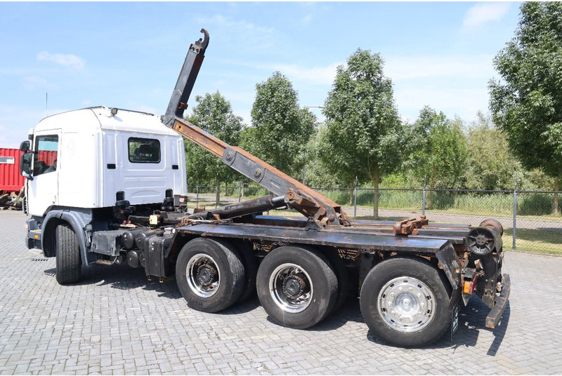 Pacēlājs ar āķi Scania P124-420 | 8X4 | HOOKLIFT | MANUAL | BIG AXLES | EURO 3: foto 9