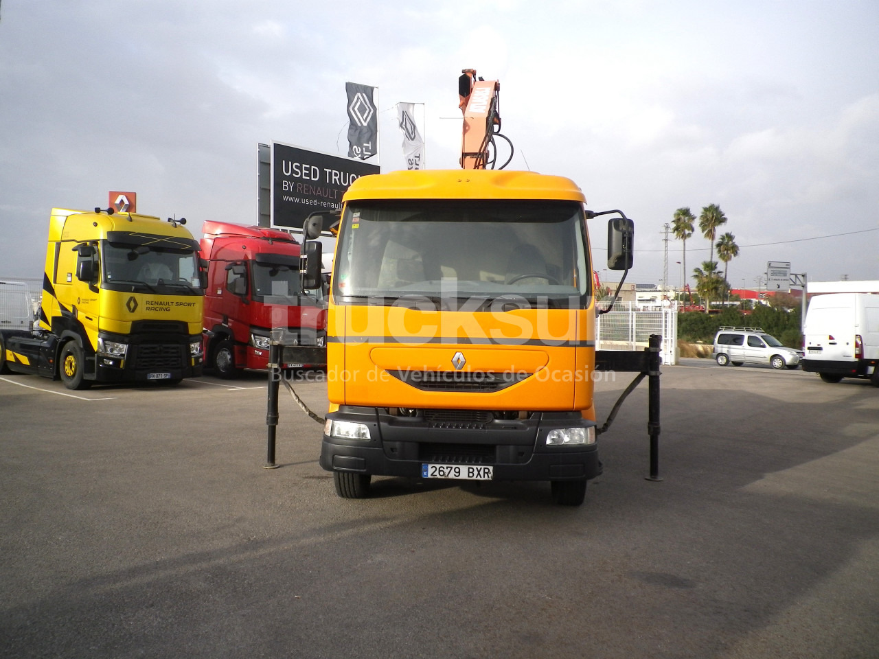 RENAULT MIDLUM 220.14C GRUA - Bortu kravas automašīna/ Platforma, Kravas auto ar manipulatoru: foto 5 RENAULT MIDLUM 220.14C GRUA - Bortu kravas automašīna/ Platforma, Kravas auto ar manipulatoru: foto 5